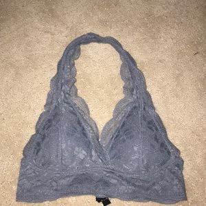 aeropostale grey halter bralette